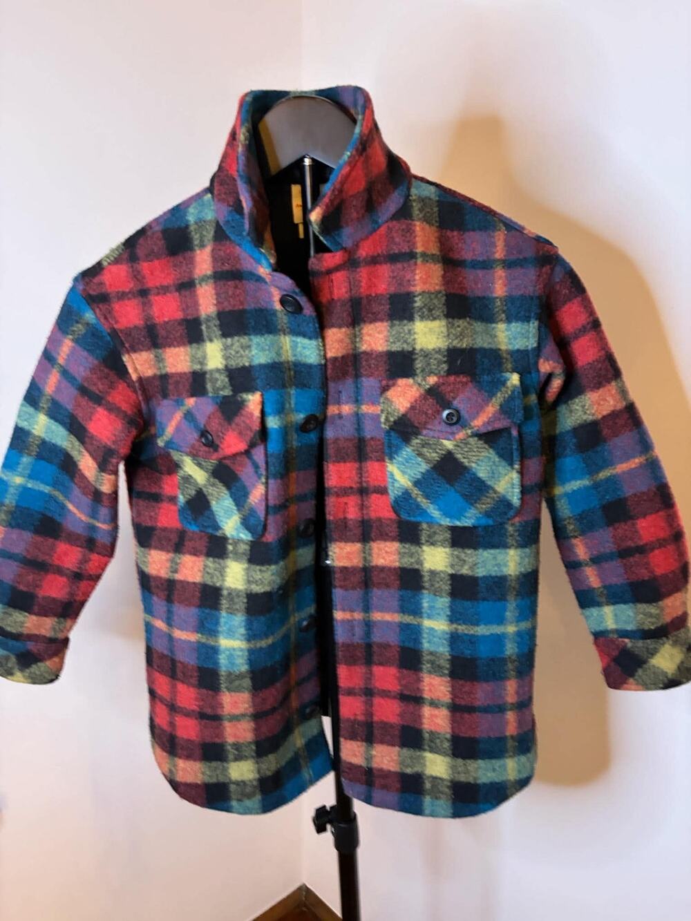 Hanna Andersson Plaid Wool Jacket – Size 120 / US 6–7